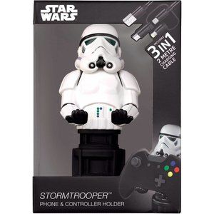 Star Wars Empires Elite Stormtrooper 8 in Cable Guy Phone and Controller Holder